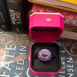 Elegant Purple Gemstone Ring